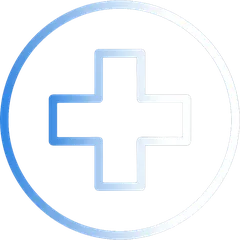 Medical cross icon for medical practice payment processing